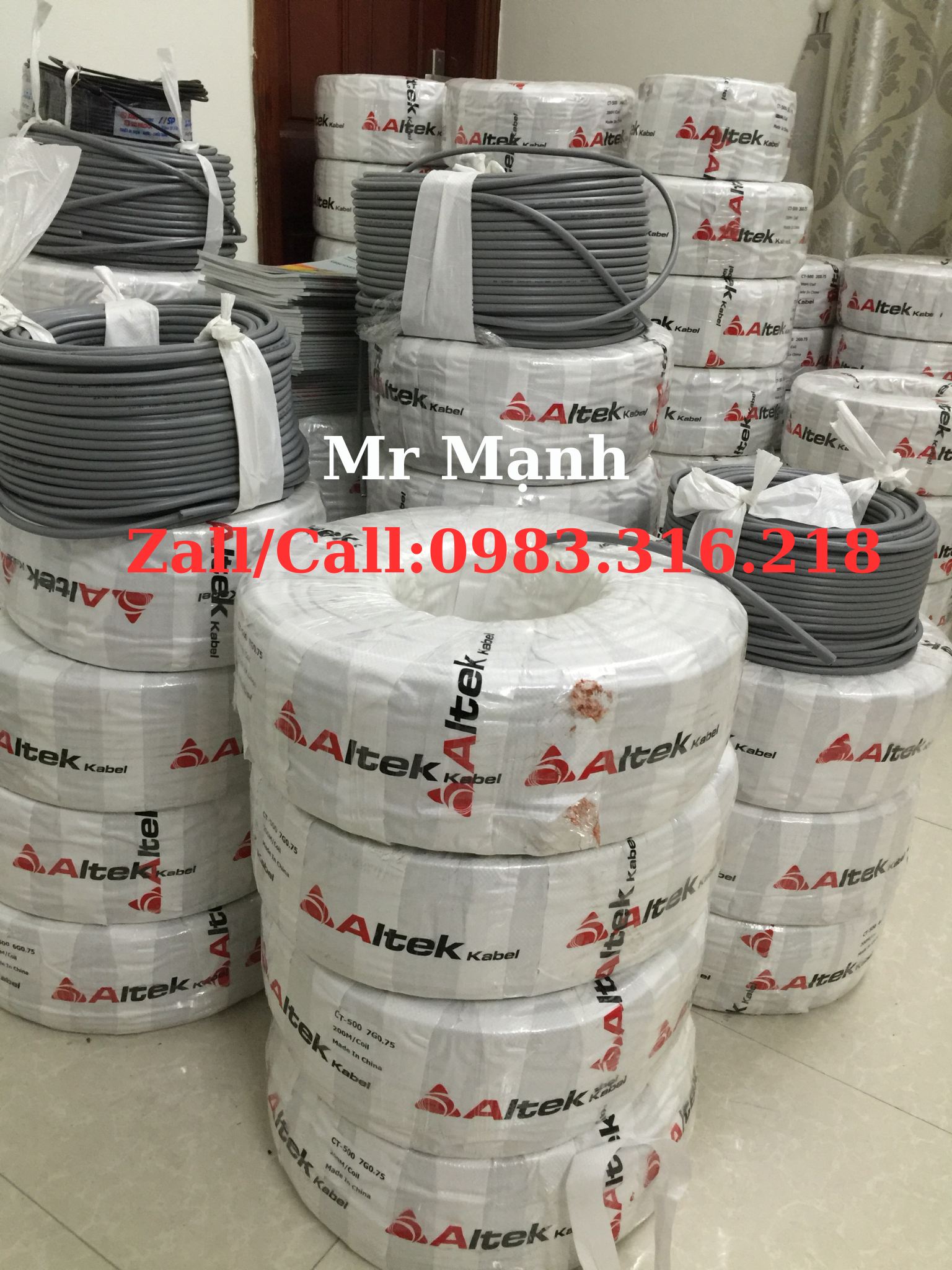 Cáp điều khiển truyền tải tín hiệu Altek Kabel